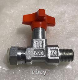 1Pcs New mechanical pressure gauge switch needle valve FT290-14 external thread