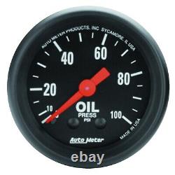 AutoMeter 2604 Z-Series Mechanical Oil Pressure Gauge