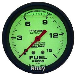 AutoMeter 4211 Ultra-Nite Mechanical Fuel Pressure Gauge