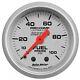 Autometer 4312 2-1/16 In. Fuel Pressure Gauge, 0-100 Psi, Mechanical, Ultra Lite