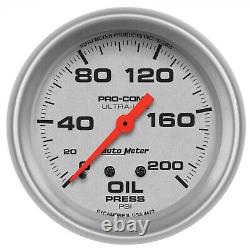AutoMeter 4422 Ultra-Lite Mechanical Oil Pressure Gauge