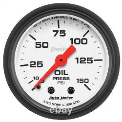 AutoMeter 5723 Phantom Mechanical Oil Pressure Gauge