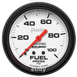 AutoMeter 5812 Phantom Mechanical Fuel Pressure Gauge