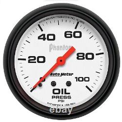 AutoMeter 5821 Phantom Mechanical Oil Pressure Gauge