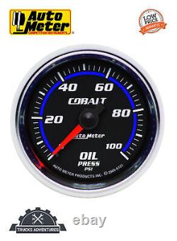 AutoMeter 6121 Cobalt Mechanical Oil Pressure Gauge