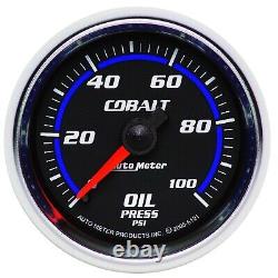 AutoMeter 6121 Cobalt Mechanical Oil Pressure Gauge