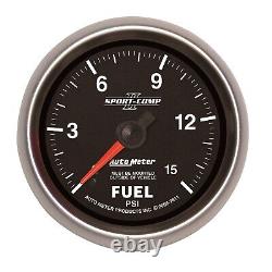 AutoMeter 7611 Sport-Comp II Mechanical Fuel Pressure Gauge