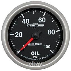 AutoMeter 7621 Sport-Comp II Mechanical Oil Pressure Gauge