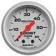 Autometer Boost Pressure Gauge 0-60 Psi 2-1/16 Ultra-lite 4305