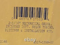 AutoMeter C2 Series Vac/Boost Pressure Press Gauge 2-1/16 in. Mechanical 7103