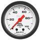Autometer Phantom 2-1/16in 0-100 Psi Mechanical Oil Pressure Gauge (5721)