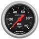 Autometer Sport Comp Oil Pressure Gauge Mechanical 52mm 0-100 Psi