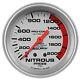 Auto Meter 4428 Ultra-lite Mechanical Nitrous Pressure Gauge, 2.625 In