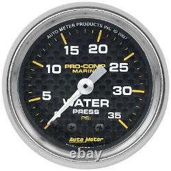 Autometer 200772 40 Marine Mechanical Water Pressure Gauge