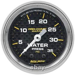 Autometer 200772 40 Marine Mechanical Water Pressure Gauge