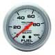 Autometer 4412 Ultra-lite Fuel Pressure Gauge, 2-5/8, 100 Psi, Mechanical