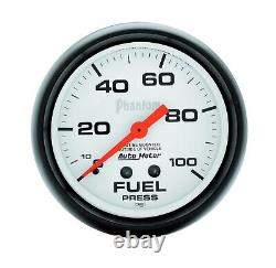Autometer 5812 Mechanical Phantom Fuel Pressure Gauge 0-100PSI