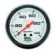 Autometer 5821 Phantom Oil Pressure Gauge, 2-5/8, 100 Psi, Mechanical