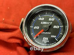 Harley AutoMeter 6121 Cobalt Mechanical Oil Pressure Gauge NEW