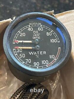 Land Rover Series Early 2, 2a Smiths Dual Oil Pressure Water Temperature Gauges