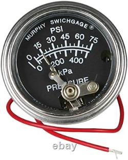 Murphy 20P-75 Oil Pressure Gauge