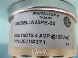Murphy A25PE-30 Swichgage 0-30 PSI Mechanical Pressure Gauge NEW F14