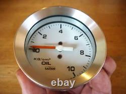 Near Mint LAMCO 52mm Mechanical Oil Pressure Gauge JAPAN