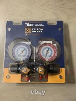 TITAN YELLOW JACKET Mechanical Test and Charging Manifold Gauge Set (49983)