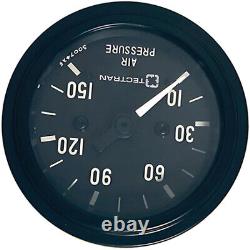 Tectran 49114 Air Pressure Gauge Chrome Bezel, 10 150 Psi, Mechanical