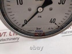 Wika EN 837-1 Mechanical Pressure Gauges 0-40 Bar